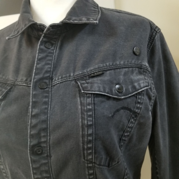 G-STAR Raw Black Grey Women's Denim Jacket - Picture 4 of 7
